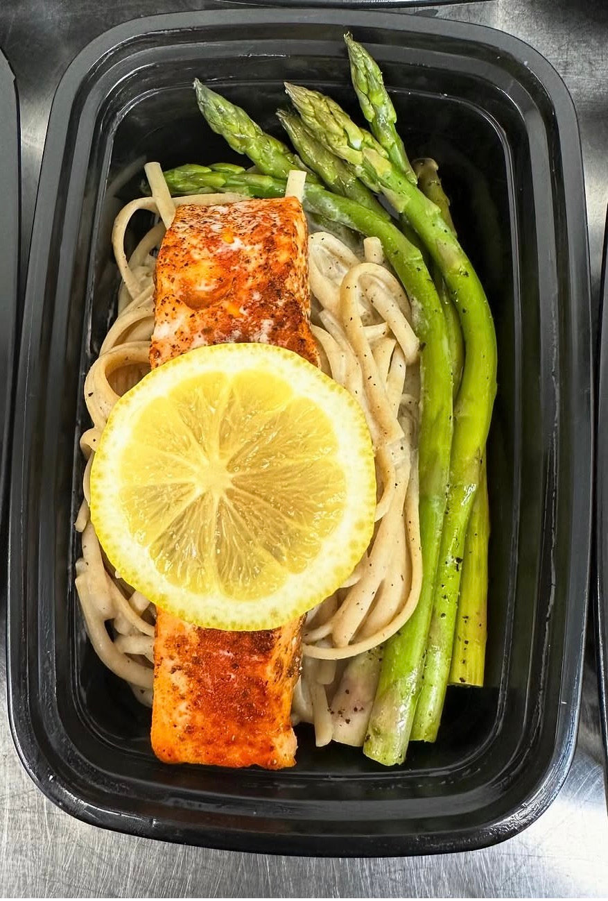 Salmon Pasta Alfredo